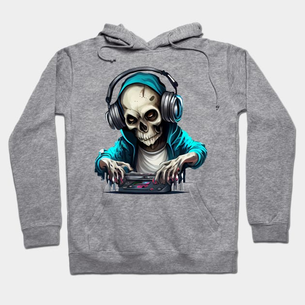 DJ Cool Skullboy Hoodie by Chromatic Fusion Studio